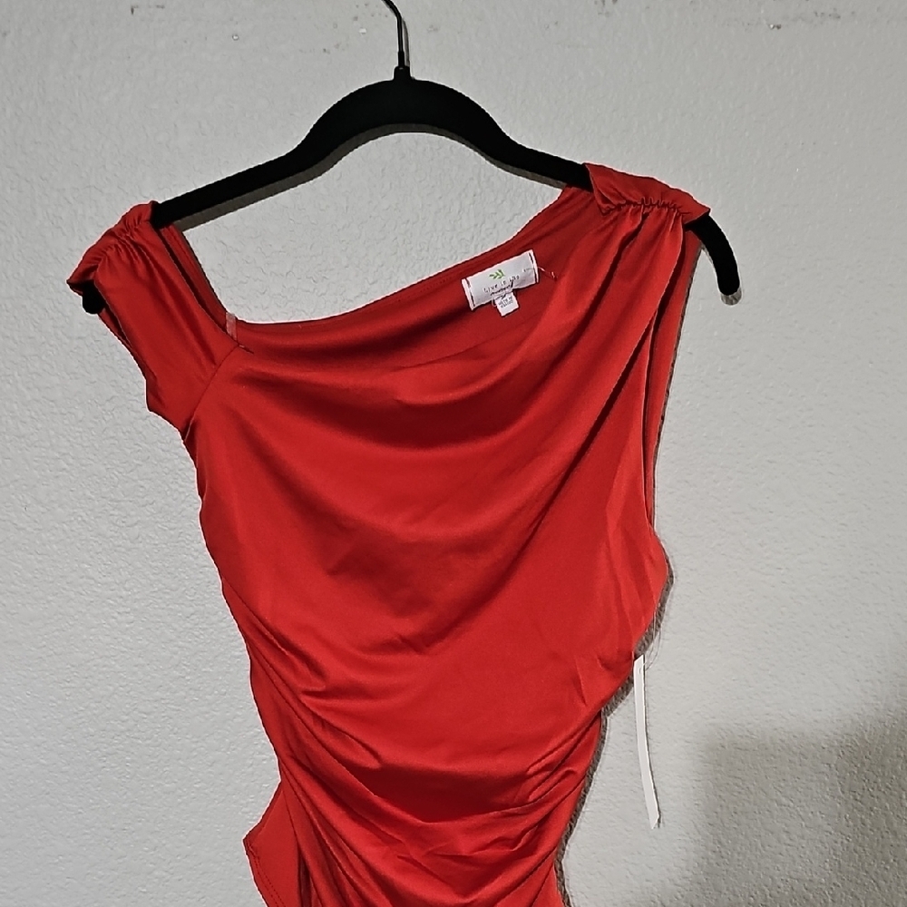 Red Women's Bodysuit - Picture 3 of 5